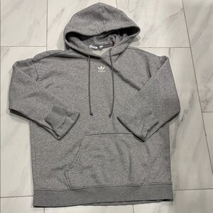 Adidas Men's Heather Gray Hoodie